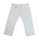 heavy trousers white with knee stabilization