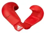 adidas Karate Protège-poings WKF approved rouge