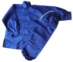 Kung Fu | Tai Chi traje azul satinado