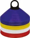 Set de cônes de marquage 60 pièces rouge, jaune, blanc, bleu