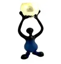 Exklusive Pokalfigur Bibo in blau und schwarz
