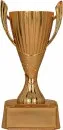 Bronze plastic trophy 13 cm