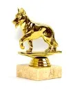 Pokalständer Schäferhund 12 cm gold