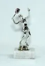 Cup stand tennis ladies 14 cm silver