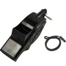 Professional plastic whistle with black band