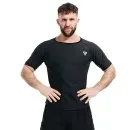 Camiseta de manga corta RDX negra para sauna