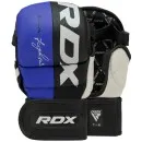 MMA-sparringshandsker i syntetisk læder, blå, 7 oz RDX T6