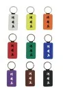 Key rings in different colors motif taekwondo