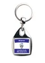 Key ring judo back number with logo