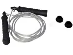 Jump rope with steel cable