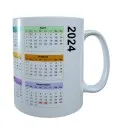 Mug - Tasse à cafe - Tasse calendrier annee 2024