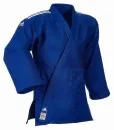 adidas Veste de Judo CHAMPION III IJF bleu/blanc