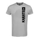 adidas Karate T-Shirt vertical grey