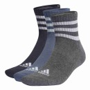 adidas Socken 3-Streifen Cushioned Crew Socken 3er