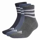 Paquete de 3 calcetines adidas Cushioned Crew Socks 3-Stripes