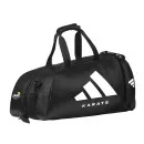adidas sportstaske WKF sportsrygsæk sort/hvid i imiteret læder