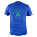 adidas T-Shirt Community Kick Boxing royalblau|neongrün
