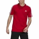 adidas T-Shirt 3S SCARLE, rot | weiß