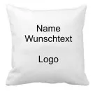 Cuddly cushion personalised with a name or text of your choice