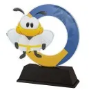 Cup figure martial arts bee made of acrylic