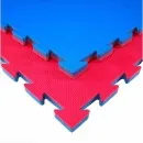 Esterilla para artes marciales Tatami E20X azul/rojo 100 cm x 100 cm x 2,1 cm