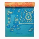 GAIAM yoga mat turquoise/orange 6mm
