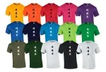 Camiseta Taekwondo Kanji caracteres diferentes colores
