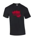 T-shirt Fist Taekwondo black