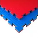 Tatami para artes marciales TJ25X azul/rojo 100 cm x 100 cm x 2,5 cm