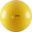 Gymnastics, yoga and sitting ball diameter 75 cm, yellow