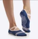 Yogasocken Anti Rutsch Socken blau Grippy | rutschfeste Yogasocken